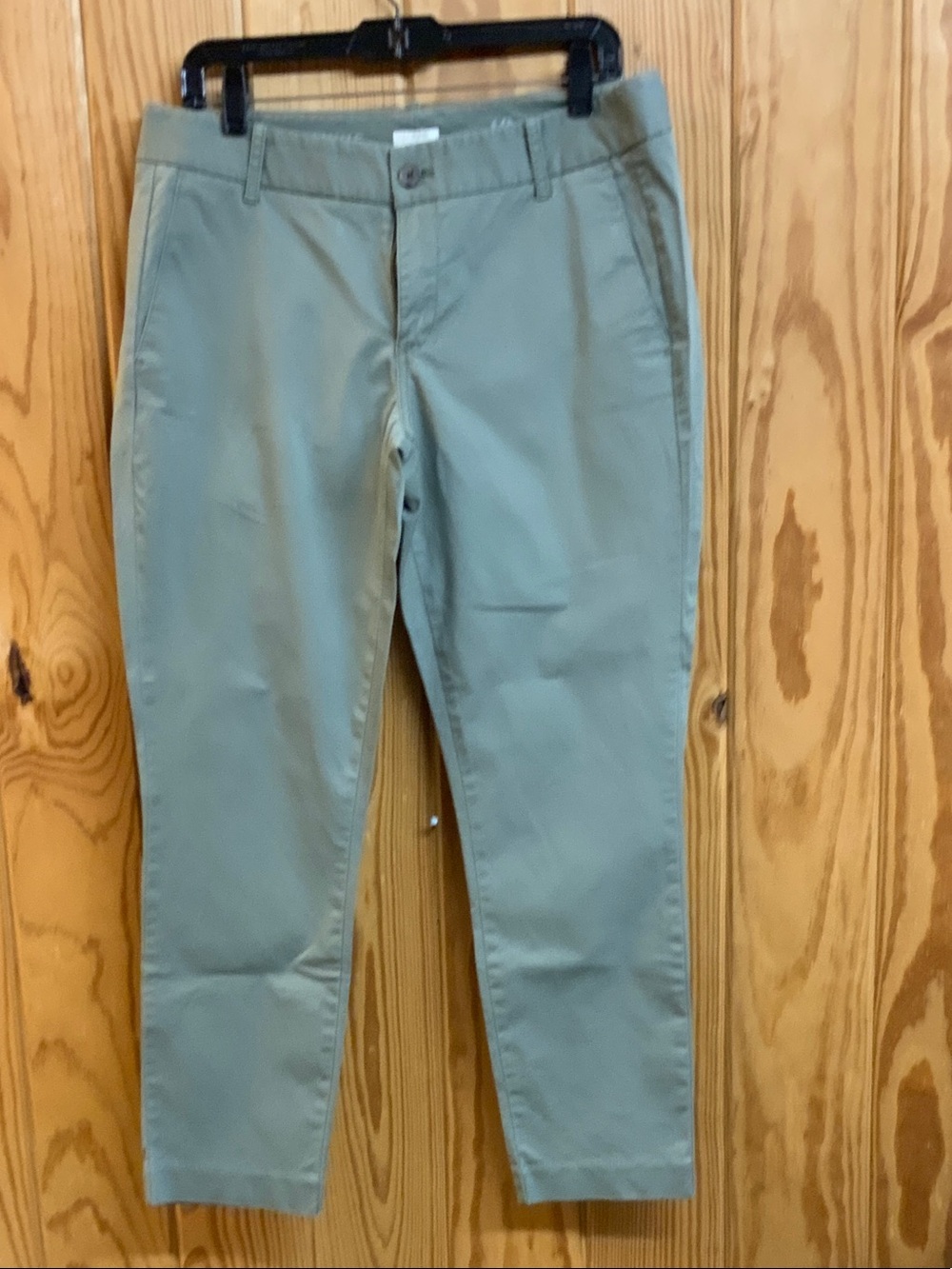 J. Crew Sage Green Cropped Chinos